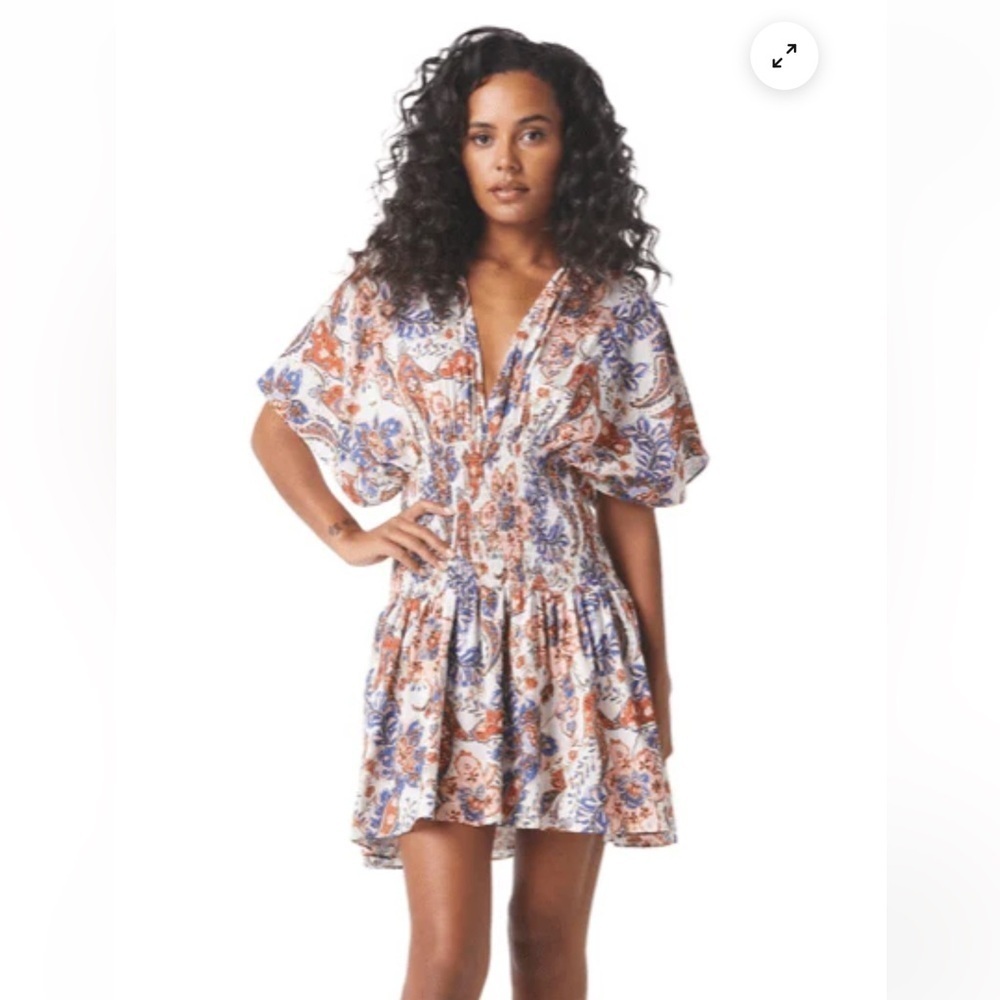 Misa Drella Floral Print mini Dress - Picture 4 of 10